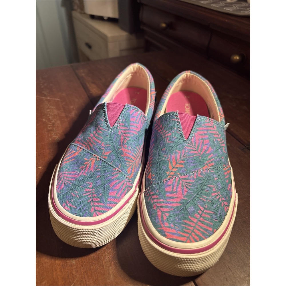 TOMS Z4159* Womens Sunset Multi Alpargata Fenix Slip-On Size 7